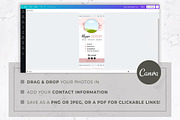 Digital Business Card Template, a Business Card Template by Thirty One Palms Studio (Thumbnail 4 of 5)