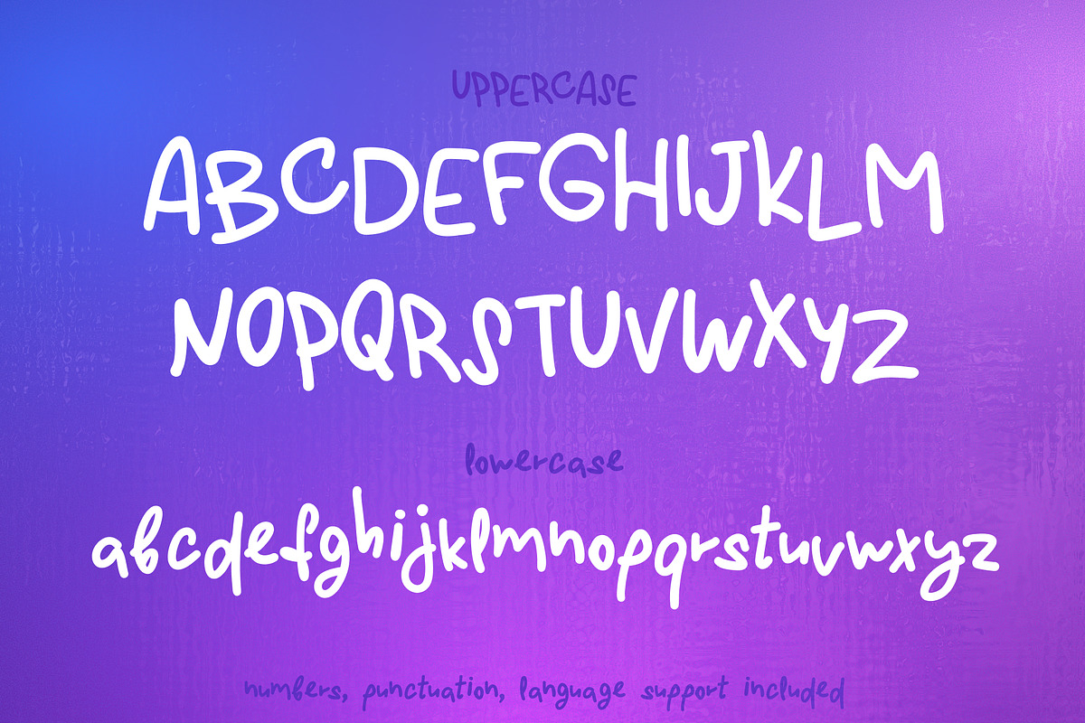 Out Of Line: Casual Handwritten Font, a Handwritten Font by Anastasiia VNSK (Photo 5 of 9)