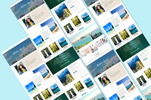 Travel Blogger Template Responsive