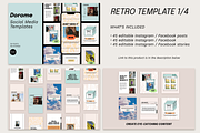Instagram Retro Templates Bundle, a Social Media Template by Bonumo (Thumbnail 12 of 14)