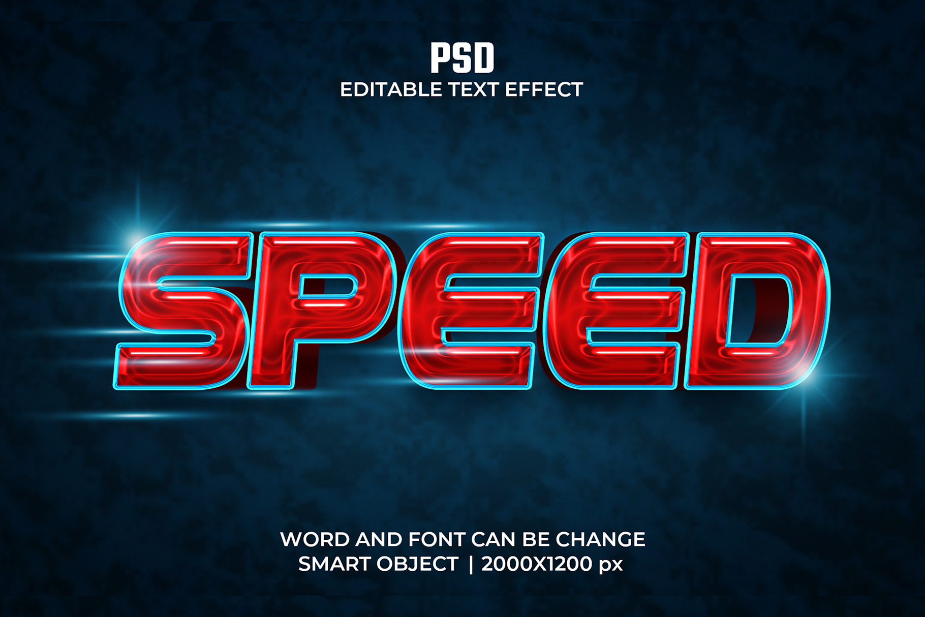 Speed 3d Motion Psd Text Effect, a Layer Style Add-On by bdrobin