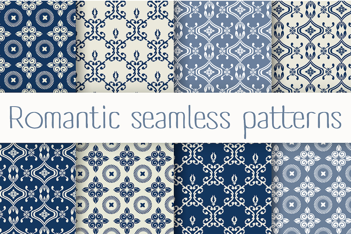 Romantic floral seamless pattern, a Pattern Graphic by AlexZeL (Photo 1 of 11)