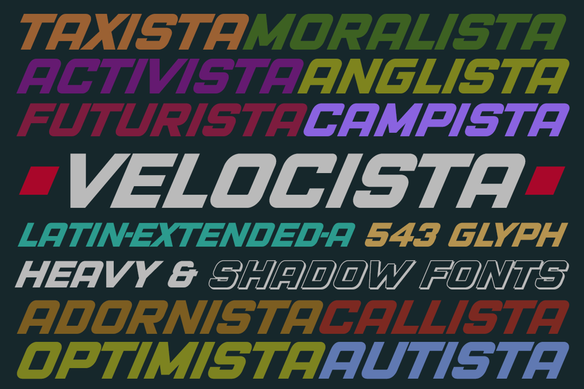 Velocista Display -2 fonts- preview 3