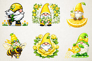 Lemon Gnome Sublimation Clipart, an Illustration by RobertsArt (Thumbnail 2 of 5)