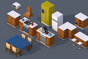 100 Low Poly Furniture Pack 4 in 1, a Furniture 3D Model by multimedia4ds (Thumbnail 6 of 10)