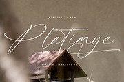 Platimye Stylish Signature Font, a Script Font by Letterena Studios Script (Thumbnail 1 of 15)