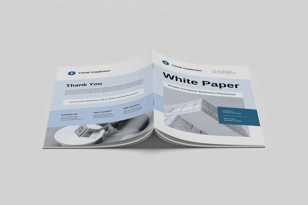 White Paper, a Brochure Template by Leaflove (Photo 9 of 10)