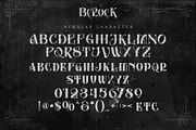 Berock, a Blackletter Font by Letterara (Thumbnail 11 of 15)
