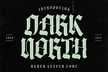 Dark North - Blackletter Font