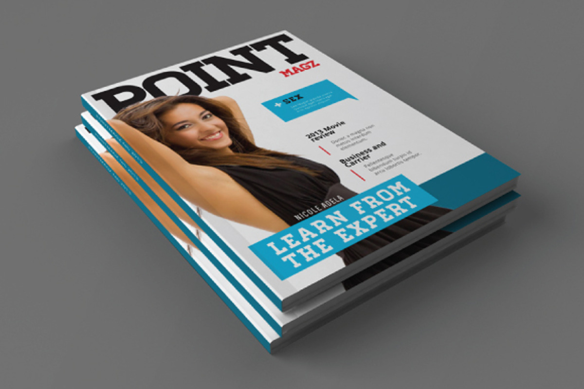 Magazine Mockup, a Print Template by My Code Std