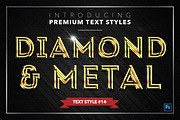 Diamond & Metal #2 - 16 Text Styles, a Layer Style Add-On by Jonas Stensgaard (Thumbnail 15 of 19)