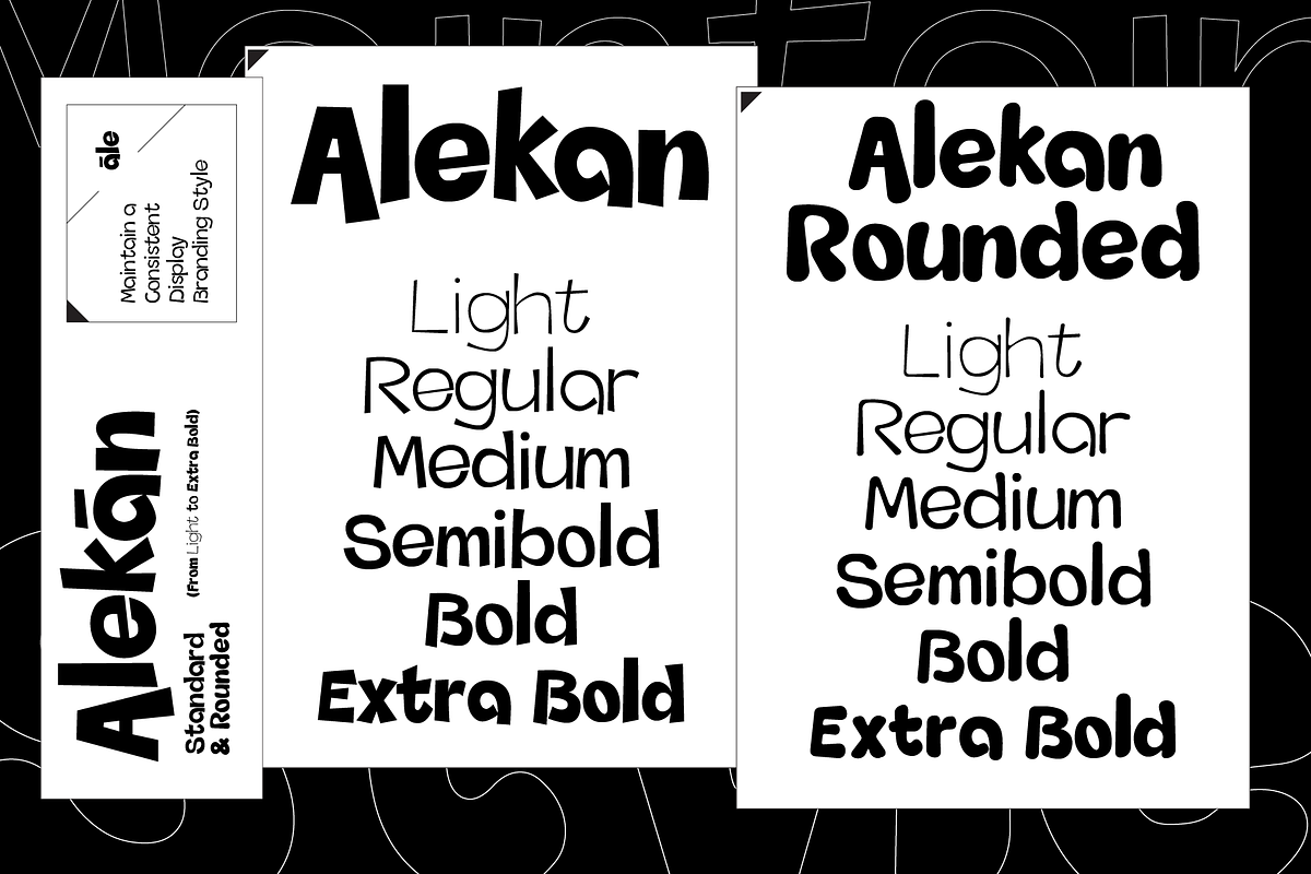 Alekan, a Sans Serif Font by Jetsmax® Studio (Photo 3 of 20)