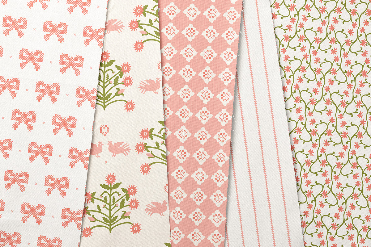 Folk Embroidery. Seamless Patterns, a Pattern Graphic by oxygen_8 (Photo 5 of 12)