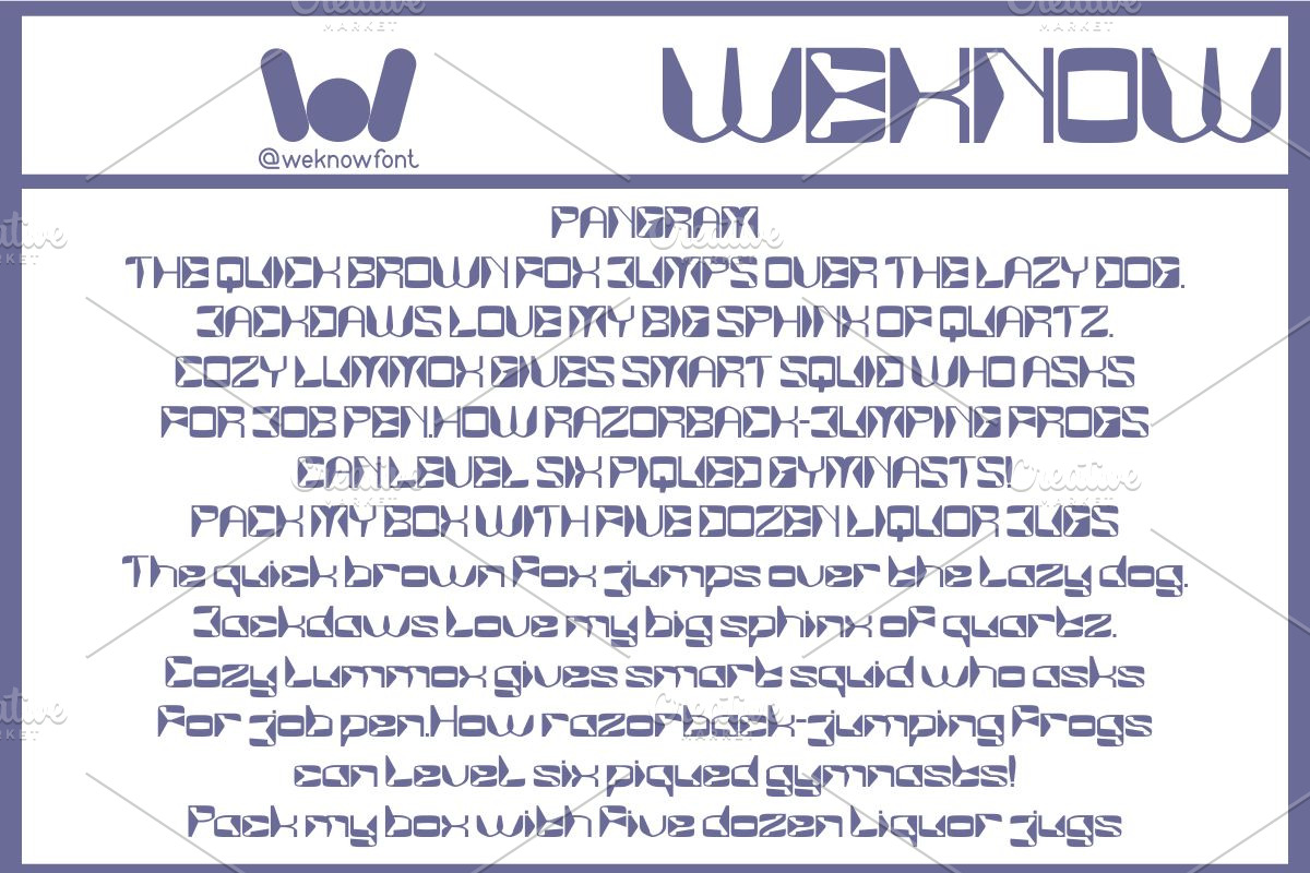 MirrorTech font, a Font by weknow (Photo 6 of 8)