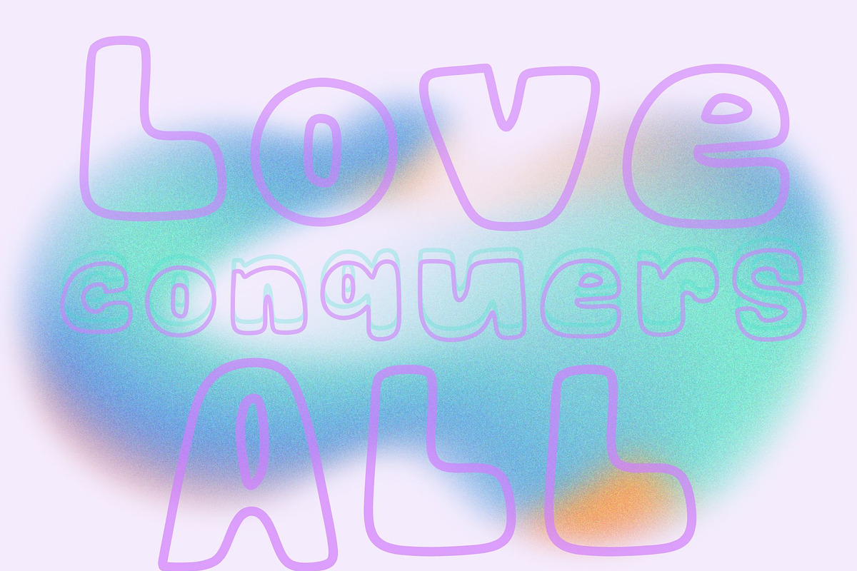 HEY an outline bubble font, a Handwritten Font by Eryn Rose Design (Photo 11 of 18)