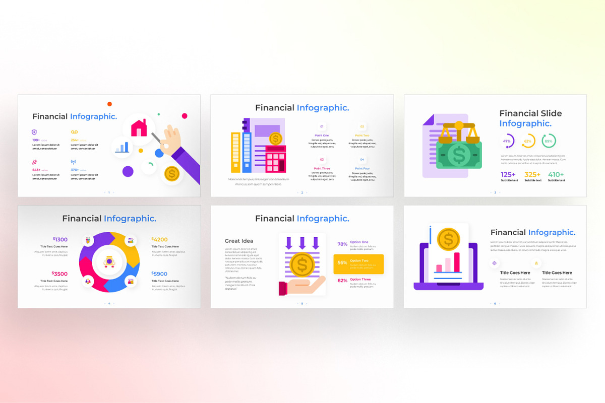 Financial PowerPoint Infographic, a Presentation Template by Digitcase x Wealthwells (Photo 2 of 4)