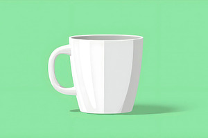 Flat vector illustration of a cerami, a Photo by LOGOCREATIVE