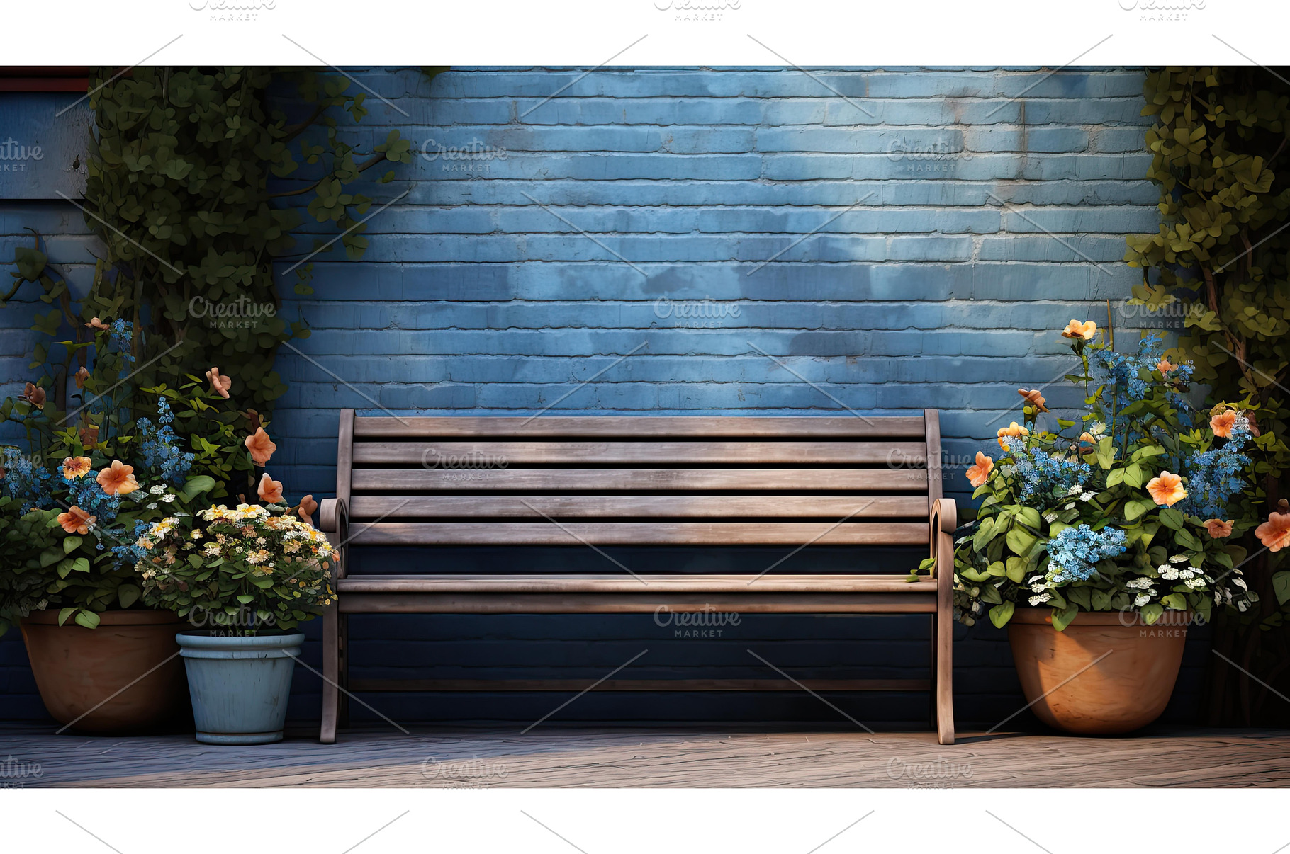 storage wall bench ai generated, an Industrial Photo by pikepicture