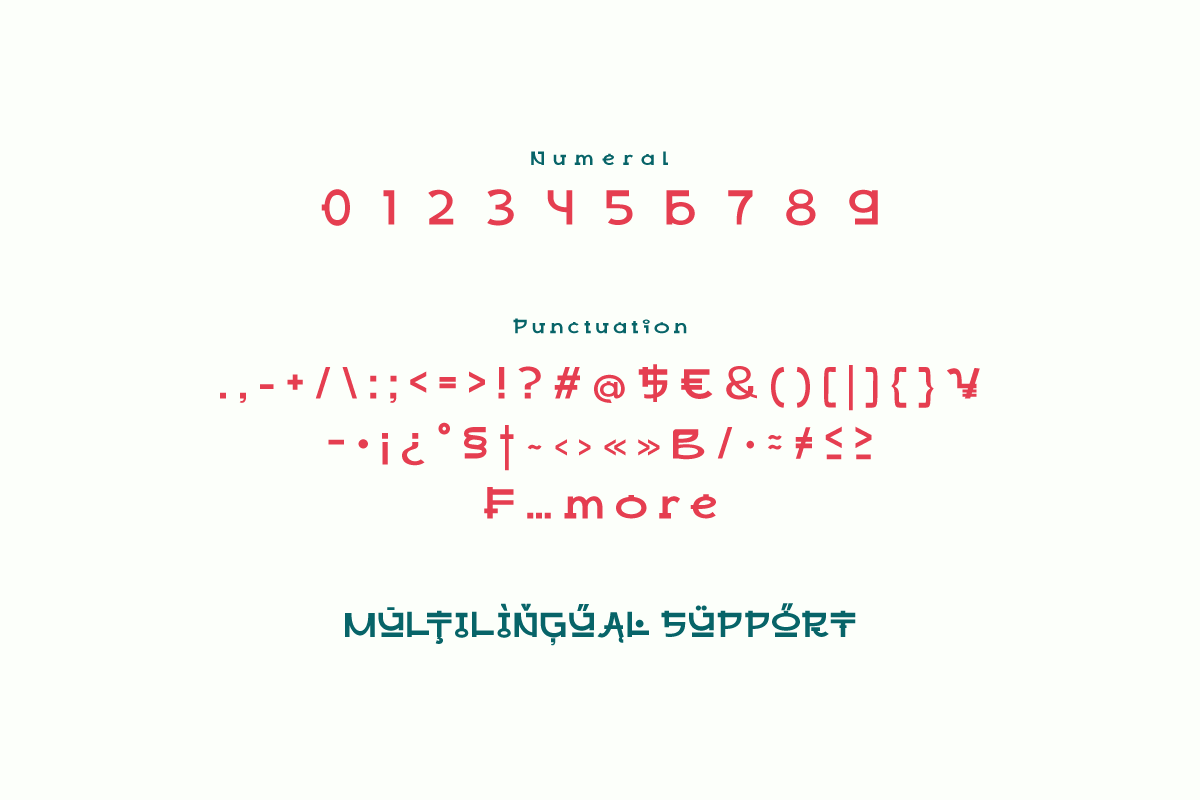 Raboan - Korean Style Font, a Sans Serif Font by twinstd (Photo 8 of 10)