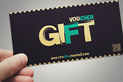 Retro style gift voucher, a Card Template by Tzochko (Thumbnail 1 of 5)