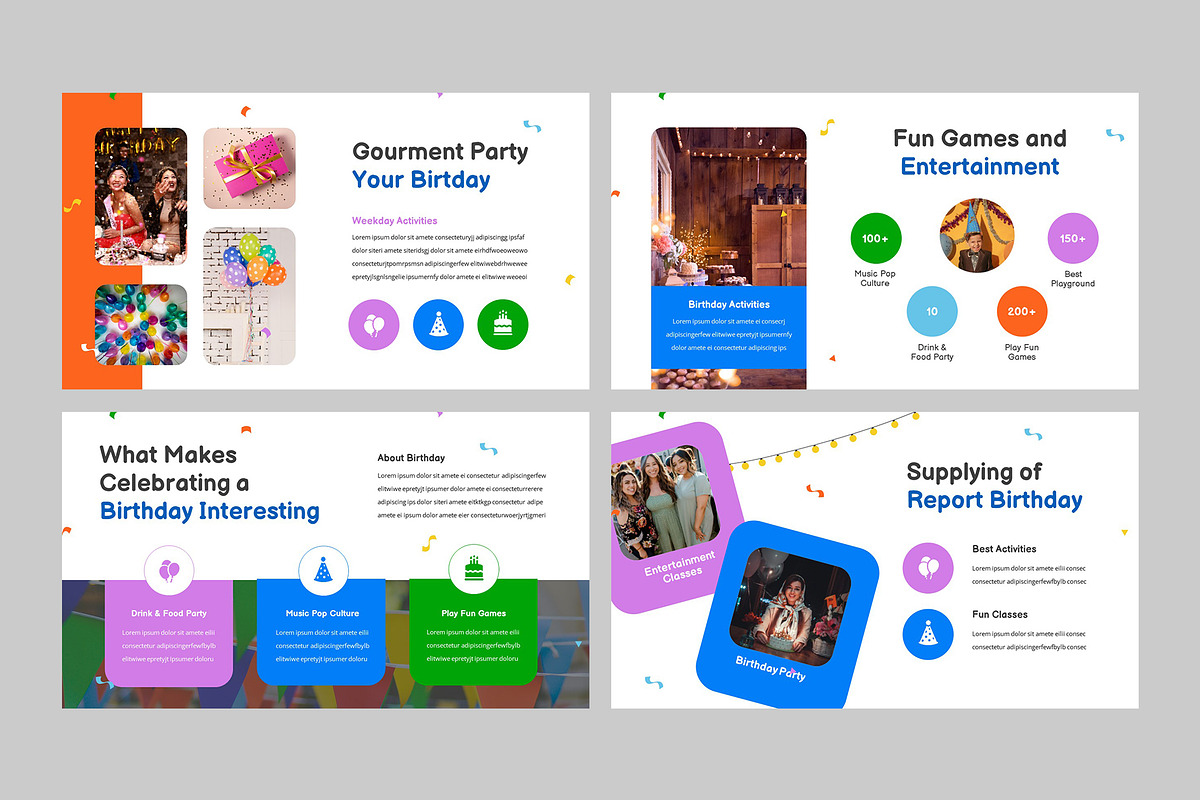 Birthday Party Powerpoint, a Presentation Template by rgbryand (Photo 4 of 9)