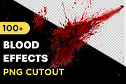PNG Cutout Blood Splatters Effects, an Object Graphic by Mikel Blazgad (Thumbnail 1 of 10)