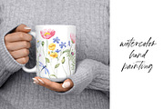 Wild flowers, butterflies, dragonfly, a Decorative Illustration by Larisa Maslova (Thumbnail 5 of 9)