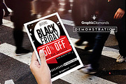 Black Friday Sales Flyer, a Flyer Template by GraphicDiamonds (Thumbnail 2 of 5)