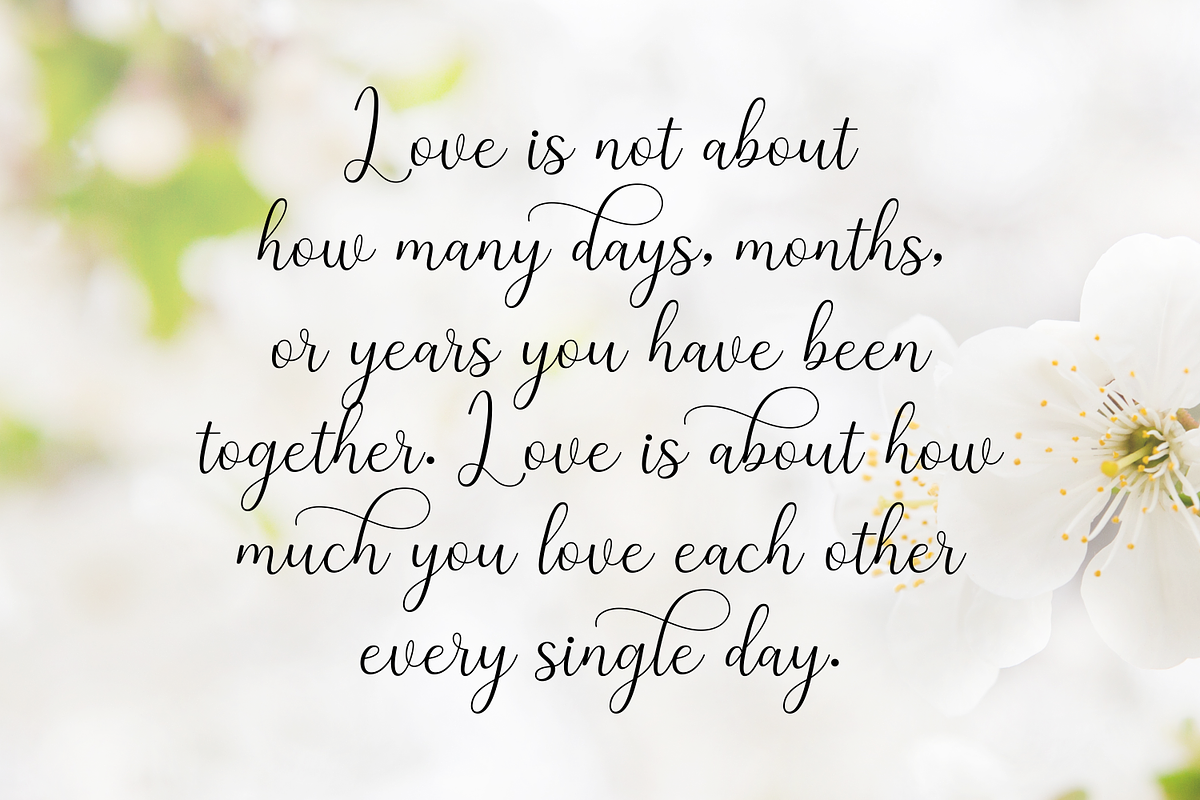 Taralyna - Calligraphy Font, a Script Font by Imiftype Studio (Photo 7 of 10)