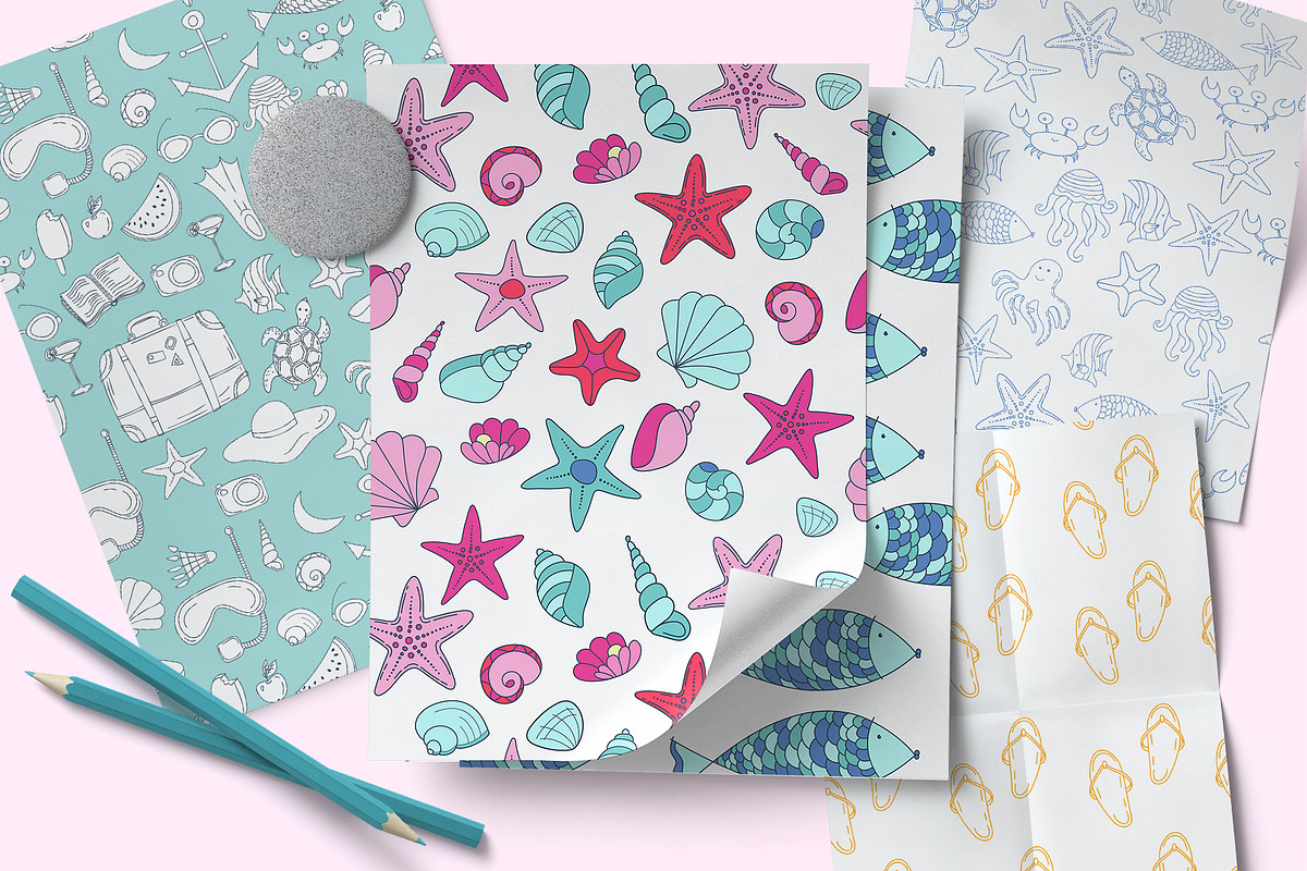 Summertime Vector Collection, an Object Illustration by CARROTDESIGN (Photo 5 of 6)