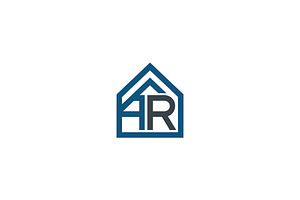 Modern AR House Letter Logo, a Branding & Logo Template by Vectorium Studio