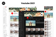 2021 Social Media UI Kit Adobe XD, a Social Media Template by Modularity Design (Thumbnail 6 of 8)