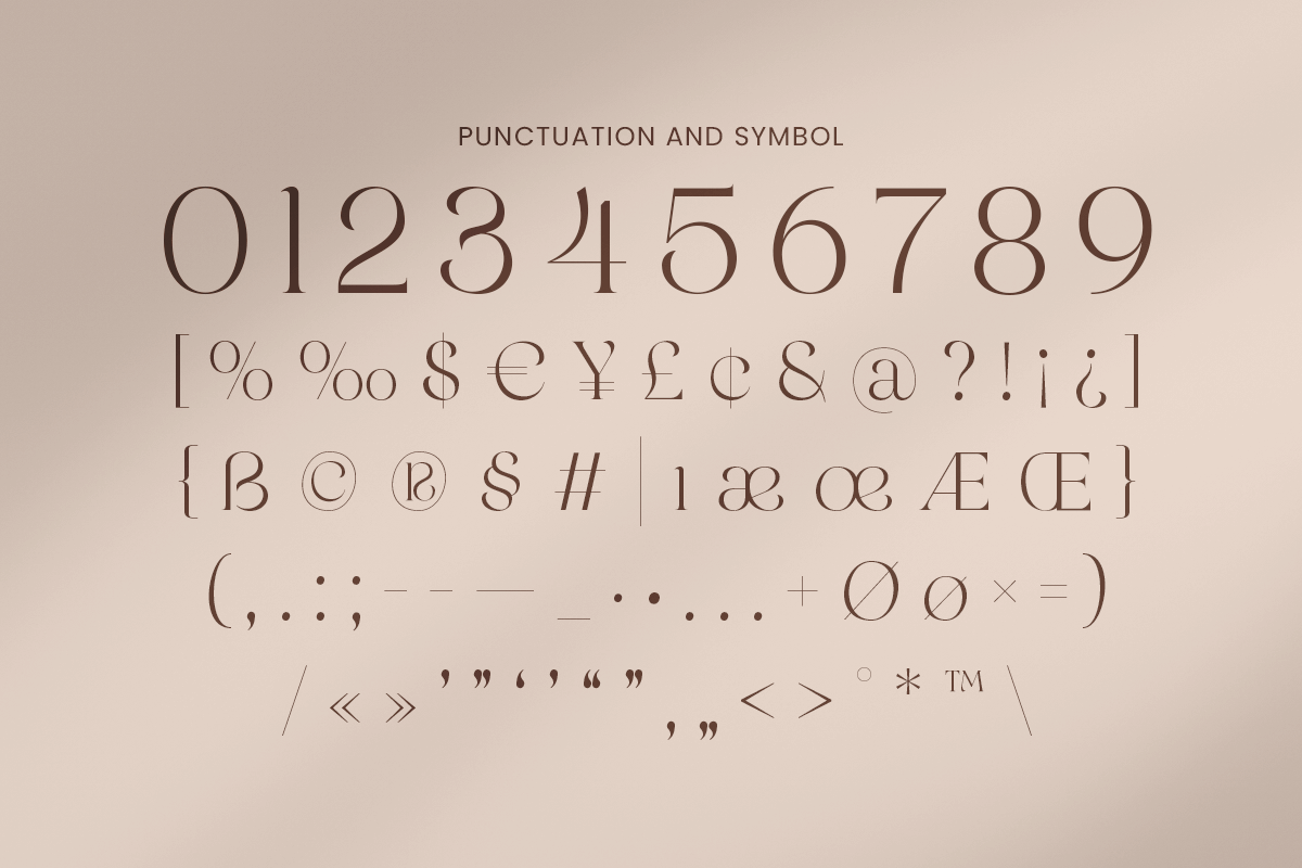 Elarose- Luxury Cinematic Serif Font, a Serif Font by Sensatype (Photo 12 of 13)