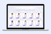 Profile Dashboard UI UX Template, an UI Kit Template by MightyDesign (Thumbnail 1 of 6)