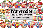 Christmas Apple Patchwork, an Illustration by Design Market (Thumbnail 1 of 4)
