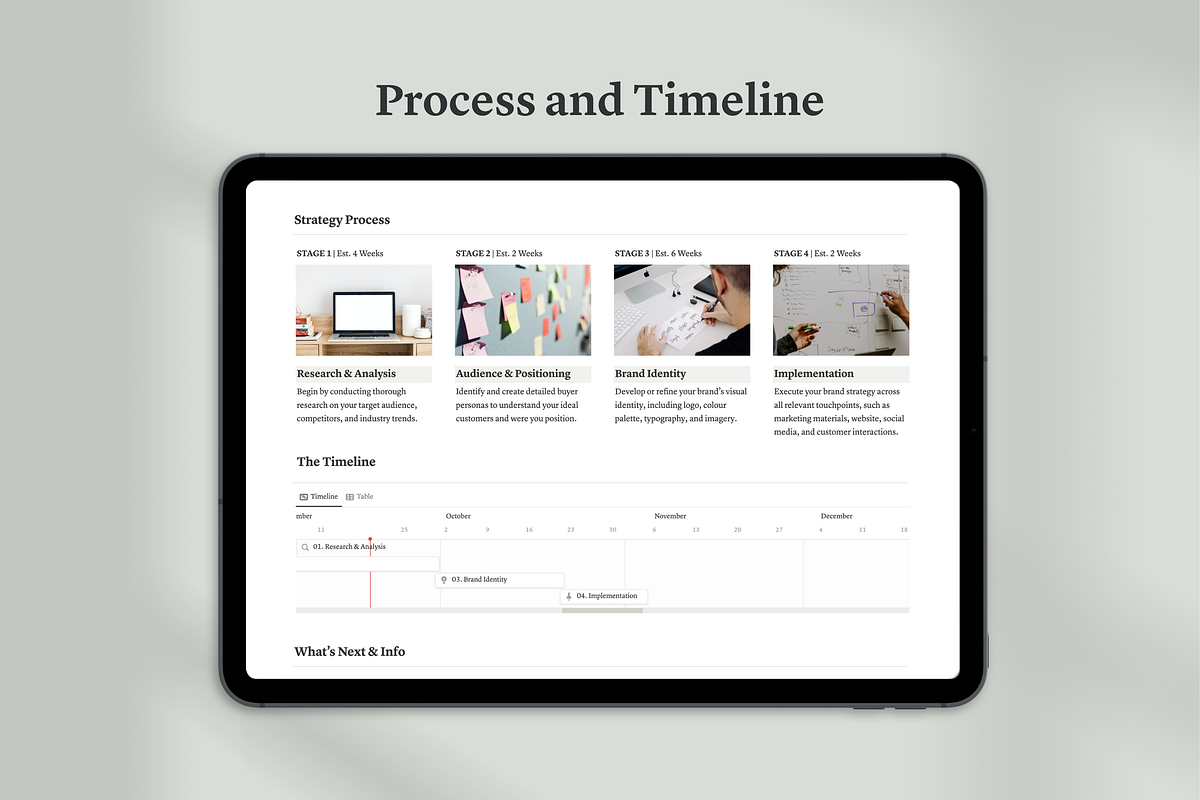 Notion Brand Strategy Template, a Templates & Theme by Swyn.Studio (Photo 9 of 11)