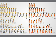 Soccer Player Sprites, an Illustration by erkoudesign (Thumbnail 2 of 4)