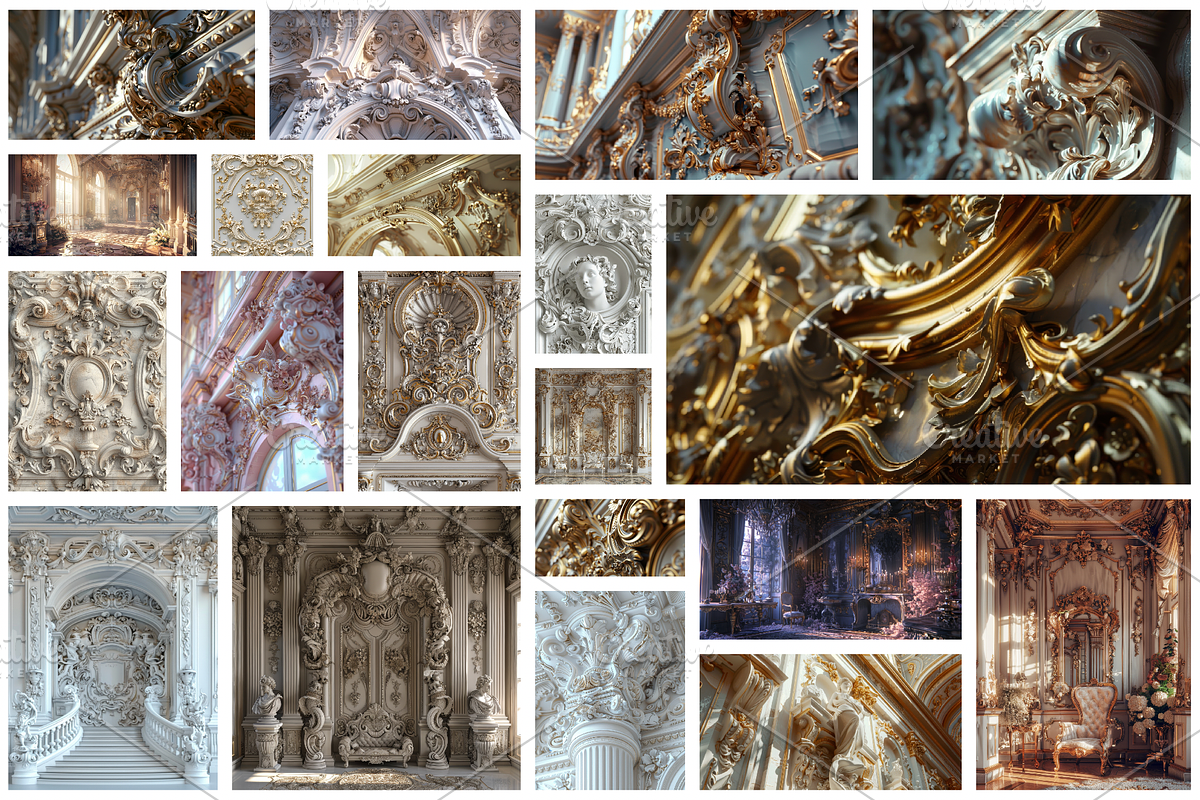 62 Rococo patterns, an Architecture Photo by Handmadefont (Photo 2 of 65)