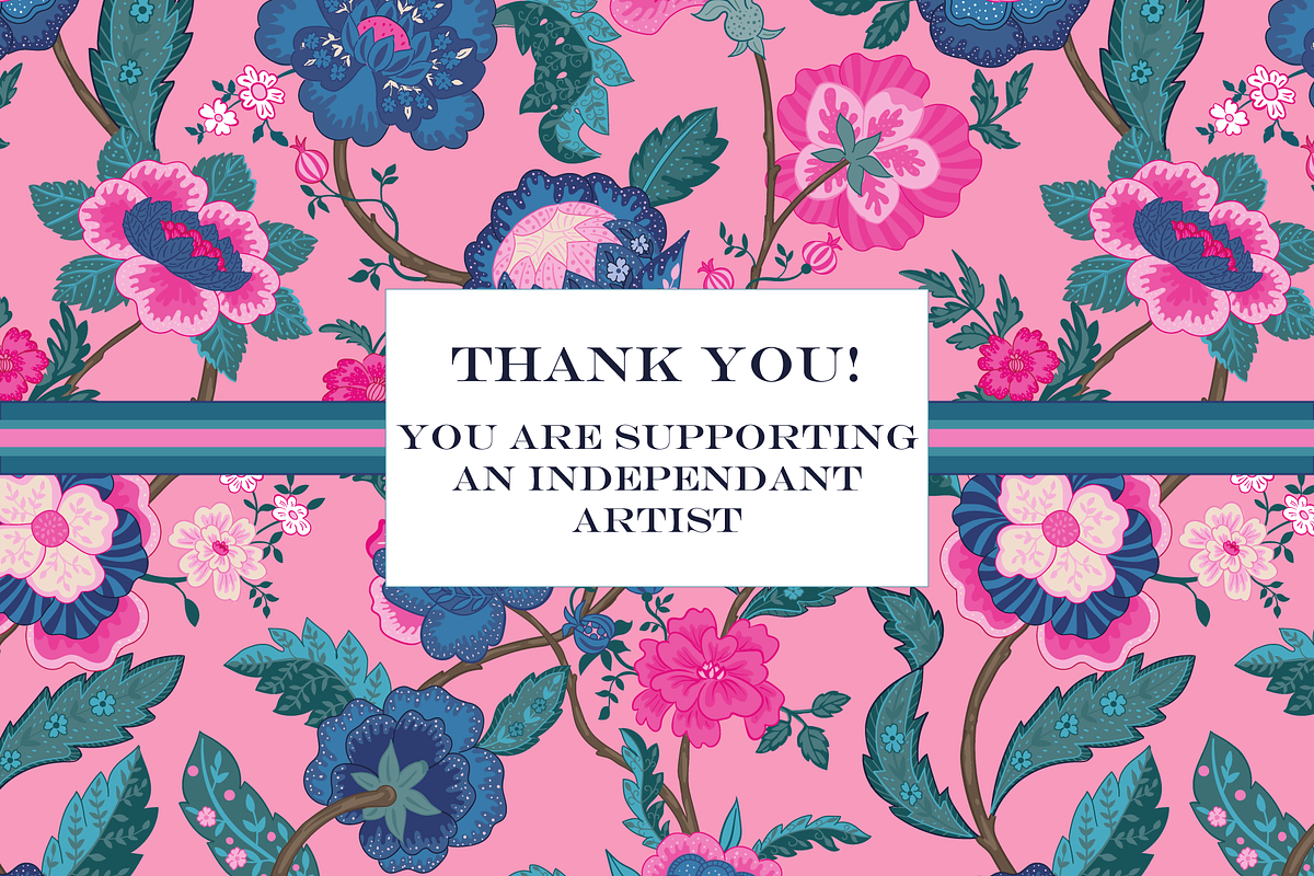 Wild Bohemian Pink Teal Patterns, a Pattern Graphic by RachelStudio (Photo 9 of 9)