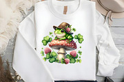 St Patrick’s Day Beautiful Frog Clip, an Illustration by DreamCafeArt (Thumbnail 4 of 4)