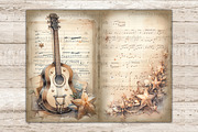 Music Vintage Sheet | Junk Journal, an Object Illustration by GlamArtZhanna (Thumbnail 6 of 9)
