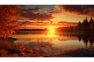nature landscape autumn background, a Nature Photo by pikepicture
