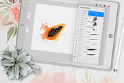 Watercolor brushes for Procreate, a Brush Add-On by anastasiia.art (Thumbnail 2 of 12)