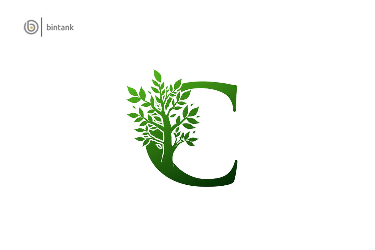 Plant C Letter Logo, a Branding & Logo Template by Bintank Studio (Photo 1 of 2)