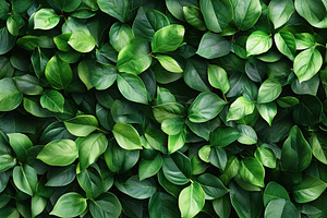 Lush green jungle leaves creating a vibrant tropical atmosphere during the dayt, a Photo by AlyaAnd