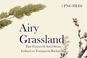 Airy Grassland — Fine Grasses & Seed, an Object Graphic by Aga Silva (Thumbnail 4 of 5)