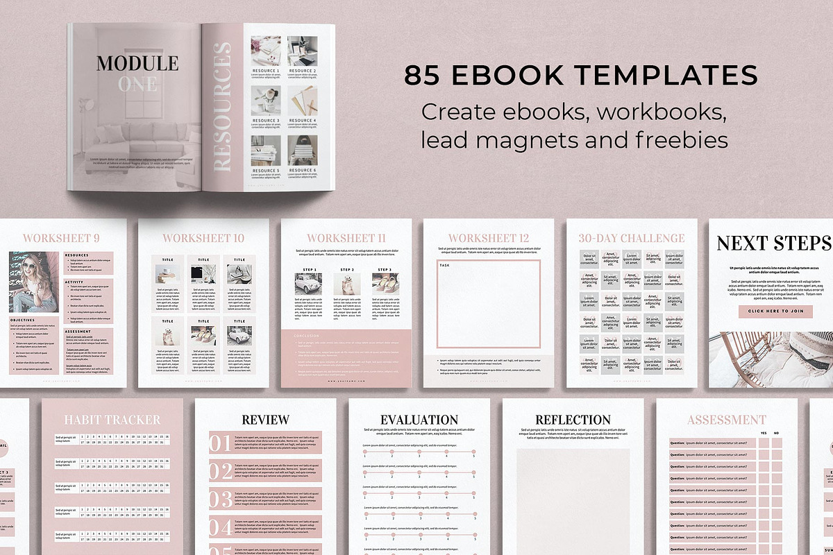 Course Creator Canva Template Kit