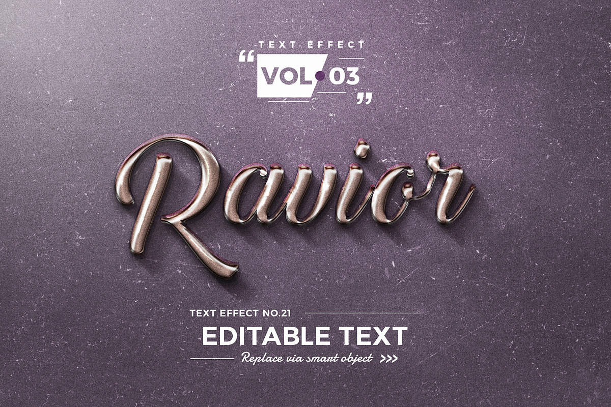 Photoshop Text Effects Volume 3, a Layer Style Add-On by Marvel (Photo 8 of 10)