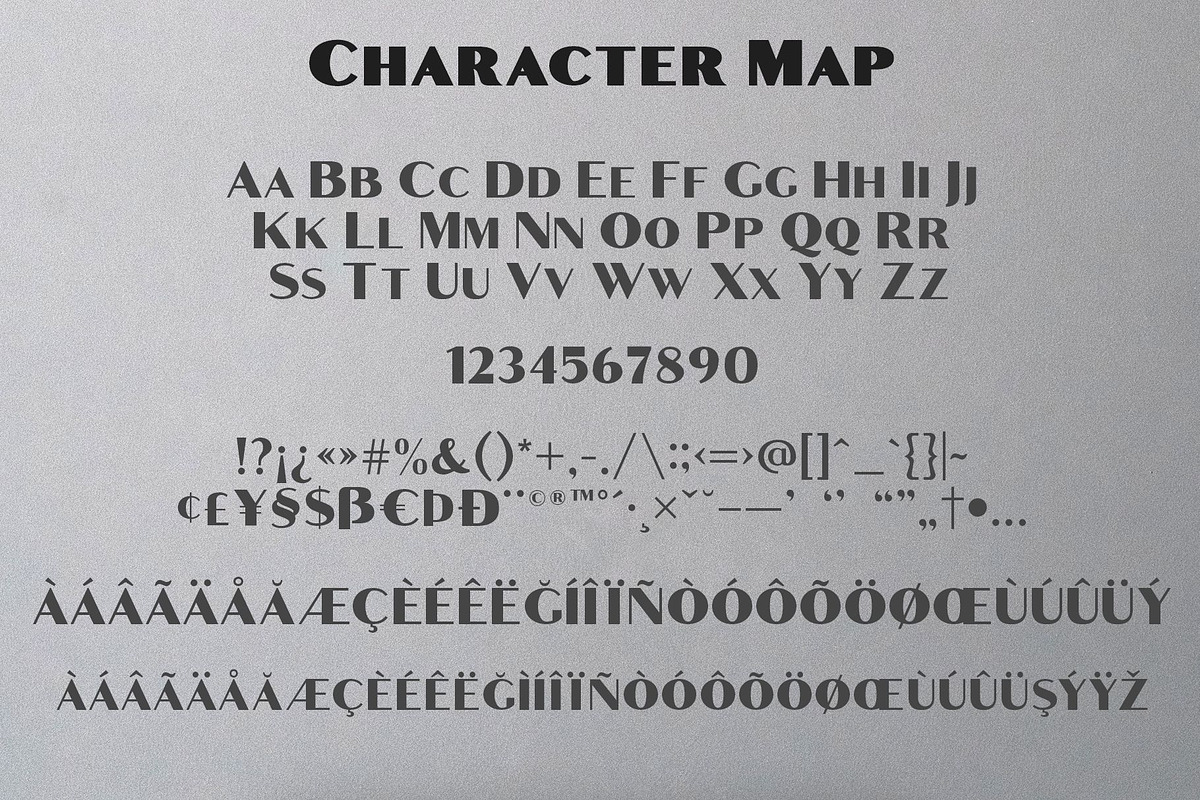 Croco - Luxury Sans Serif Font, a Sans Serif Font by Craft Supply Co. (Photo 11 of 12)