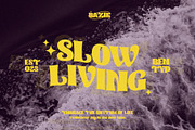 Baxik - Fat Funk Font, a Sans Serif Font by Bentype Studio (Thumbnail 3 of 8)